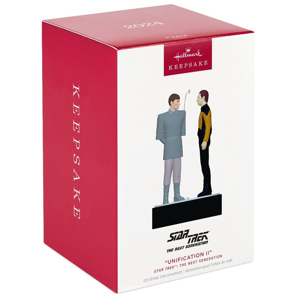 New! Star Trek: The Next Generation Spock & Data Hallmark Keepsake Ornament
